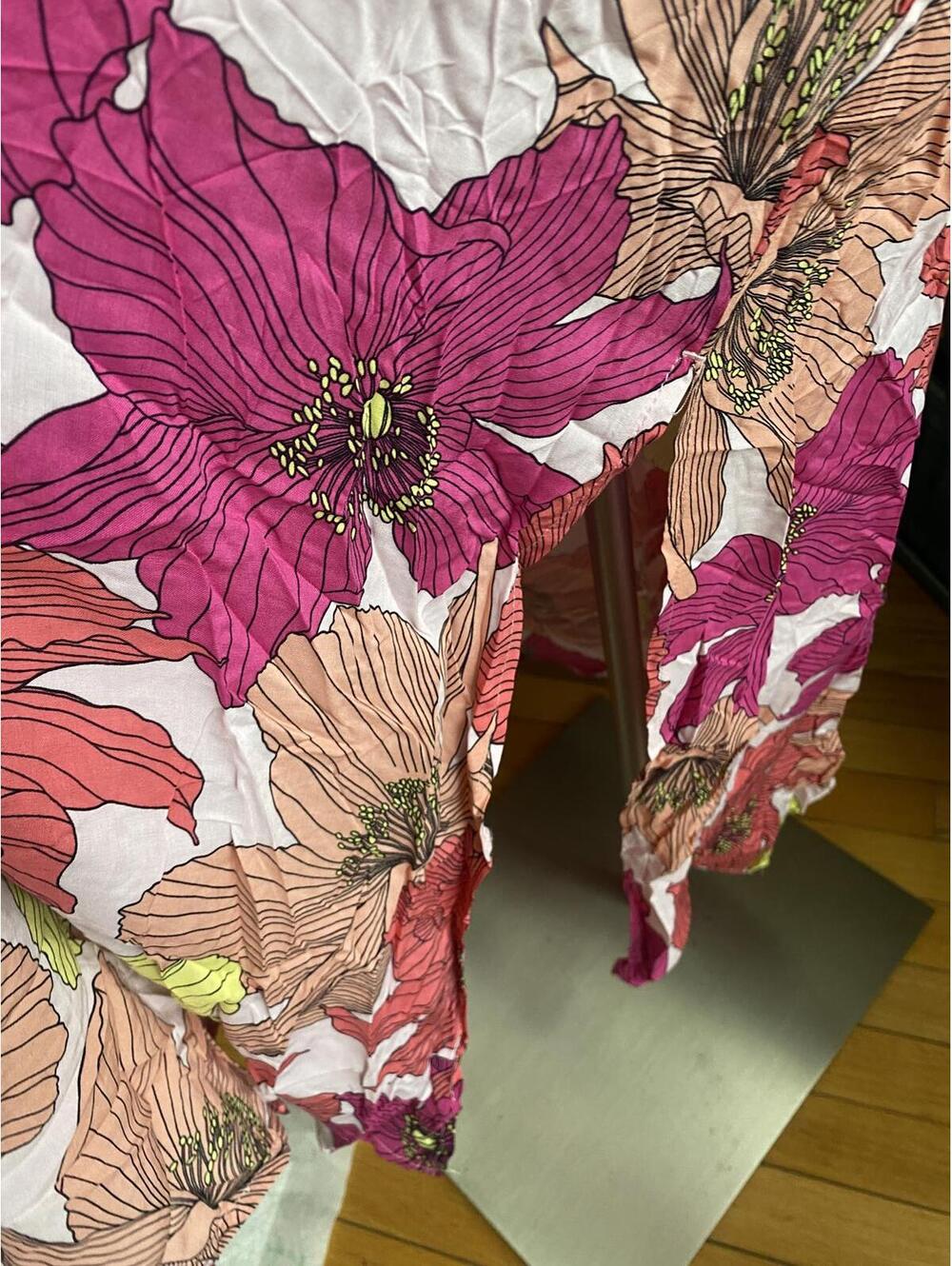 Joyspun Pink Floral Print Women's Maxi Dress Size XL - Picture 3 of 12